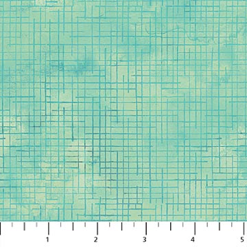 Make a wish - Grid Texture - Turquoise