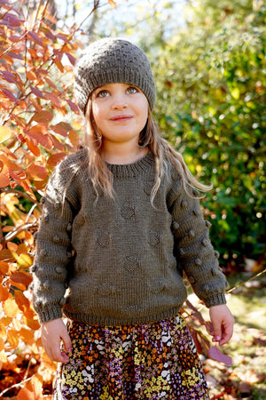 Olive Sweater & Hat - LisaF Design