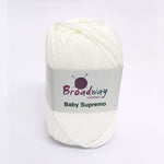 Baby Supremo by Broadway Yarns White 01