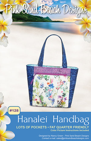 
            
                Load image into Gallery viewer, Hanalei Handbag by Pink Sand Beach Designs
            
        