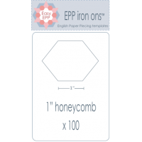 Hugs 'n Kisses  EPP iron ons - 1" honeycomb