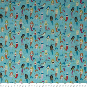 
            
                Load image into Gallery viewer, In The Beginning Fabric - Mermaids and Unicorns - Mermaids Ocean
            
        