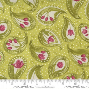 Tulip Paisley - Chartreuse