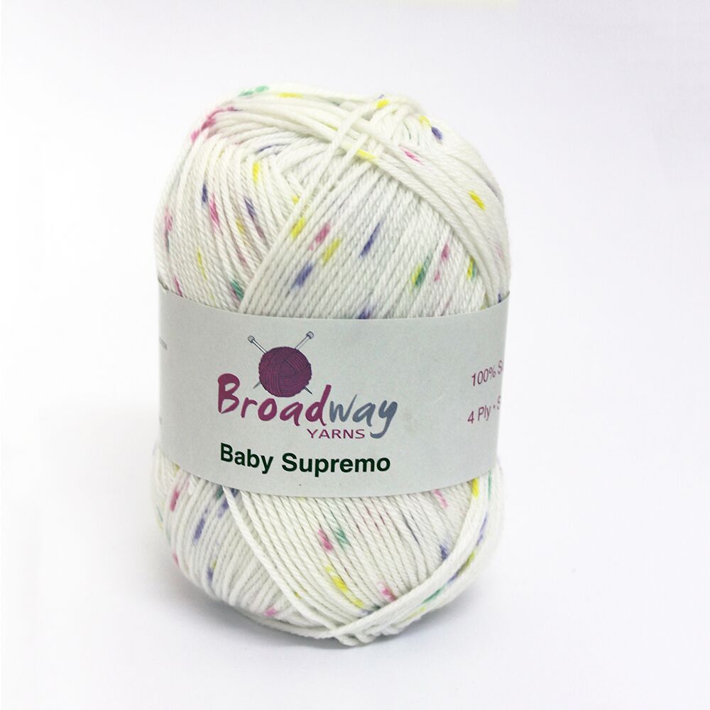 
            
                Load image into Gallery viewer, Baby Supremo by Broadway Yarns Fantasy White - 810
            
        