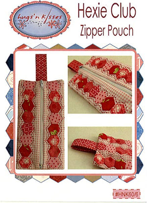 
            
                Load image into Gallery viewer, Hugs&amp;#39;nKisses Hexie Club - Zipper Pouch
            
        