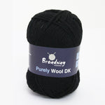 Purely Wool DK by Broadway Yarns - Black 903