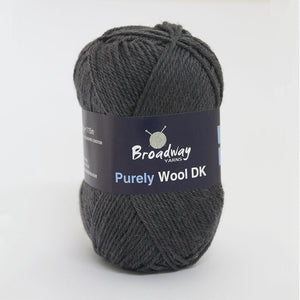 Purely Wool DK by Broadway Yarns - Charcoal 933