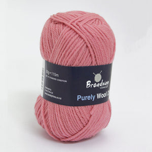 Purely Wool DK by Broadway Yarns Rose - 9471