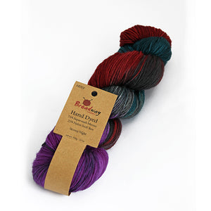 
            
                Load image into Gallery viewer, Hand Dyed Sock Yarn - Stormy Night
            
        