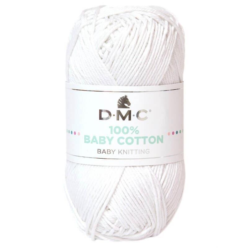 
            
                Load image into Gallery viewer, D.M.C. 100% Baby Cotton - White
            
        