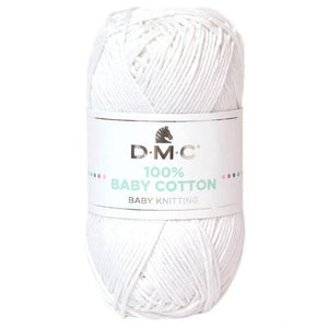 
            
                Load image into Gallery viewer, D.M.C. 100% Baby Cotton - White
            
        