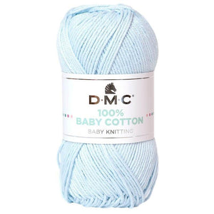 
            
                Load image into Gallery viewer, D.M.C. 100% Baby Cotton - Baby Blue
            
        