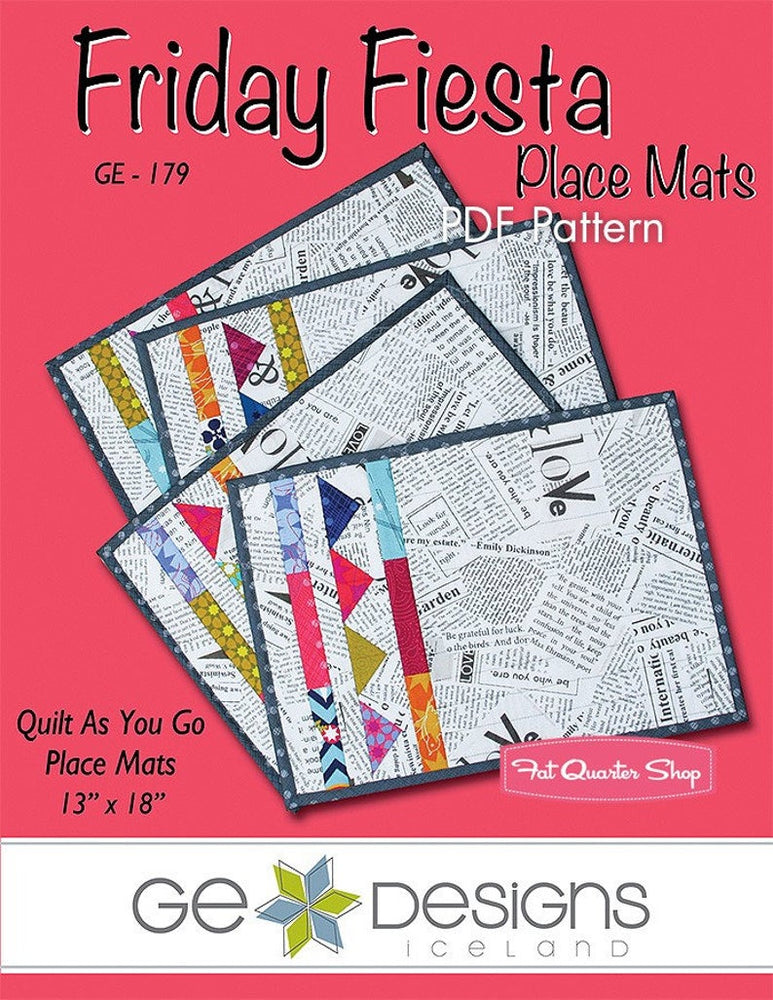 
            
                Load image into Gallery viewer, Ge Designs - Friday Fiesta - place mats
            
        