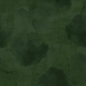 Midwest Textiles - Hope - Watercolour - Dark Green